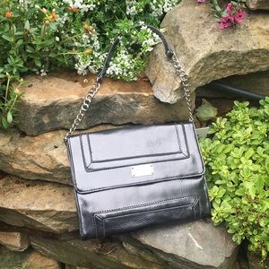 NWT Nine West Grey Silver “Like a Lady” Purse